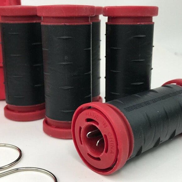 Remington H-1015 Ceramic Hot Rollers Curlers Red Compact Travel Case Tested Work - Picture 5 of 11